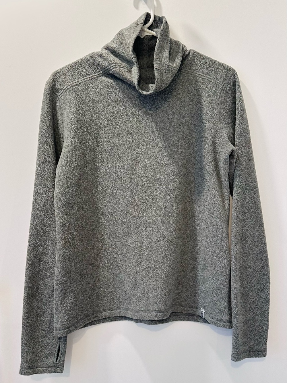 Stio Turpin Fleece Funnel Neck, Powder Fox Heather, Small